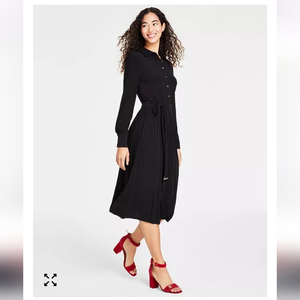 Tommy Hilfiger Classic Black Long Sleeve Dress - Picture 3 of 10